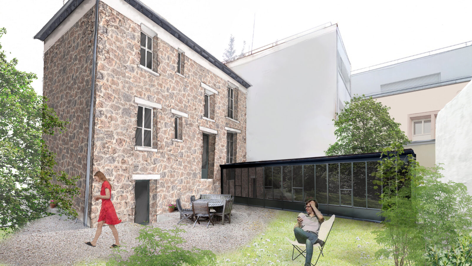 Maison de type meulière avec création d'une extension à Villejuif (94) — vue 07